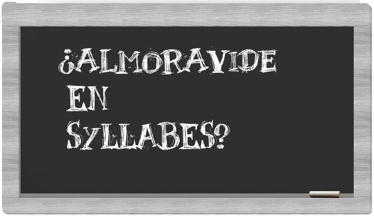 almoravide in syllables