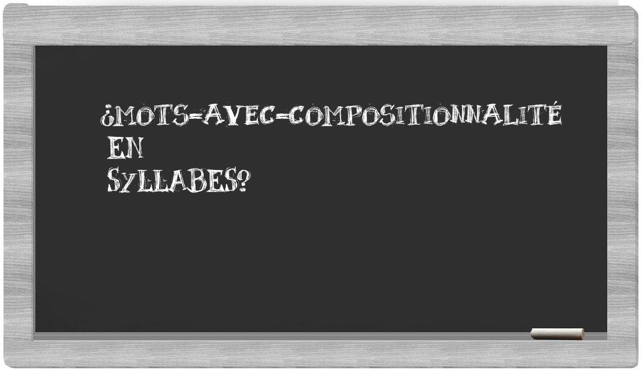 ¿mots-avec-compositionnalité en sílabas?